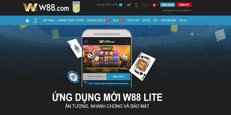 Ứng dụng W88 tối ưu trải nghiệm di động